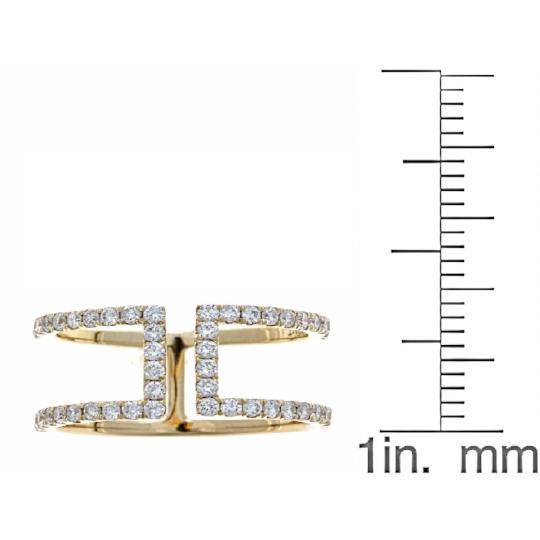 10k Yellow Gold 0.62 ct TDW Diamond Ring By Anika and August 4
