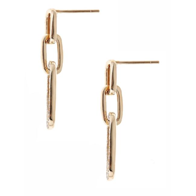 14K Yellow Gold Diamond Earring  by Anika and August 3