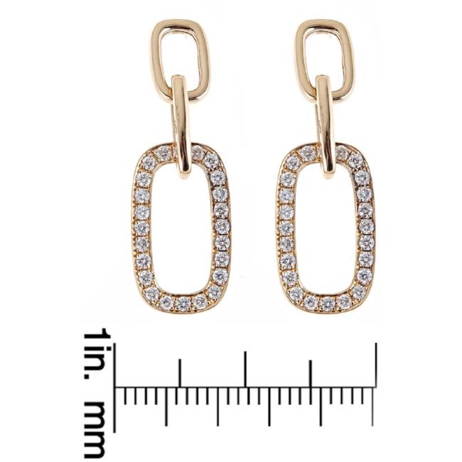 14K Yellow Gold Diamond Earring  by Anika and August 4