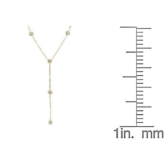 10K Yellow Gold Diamond Necklace by Anika and August 2