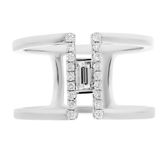 18K White Gold dazzling Diamond Ring by Anika and August 3
